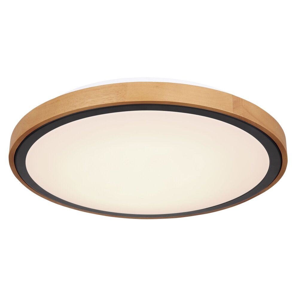 Plafonnier Globo BRUNO LED Écru, Noir, 1 lumière main product photo