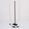 Lampadaire Salmi LED Couleur bois, Noir, 1 lumière