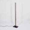 Lampadaire Salmi LED Couleur bois, Noir, 1 lumière