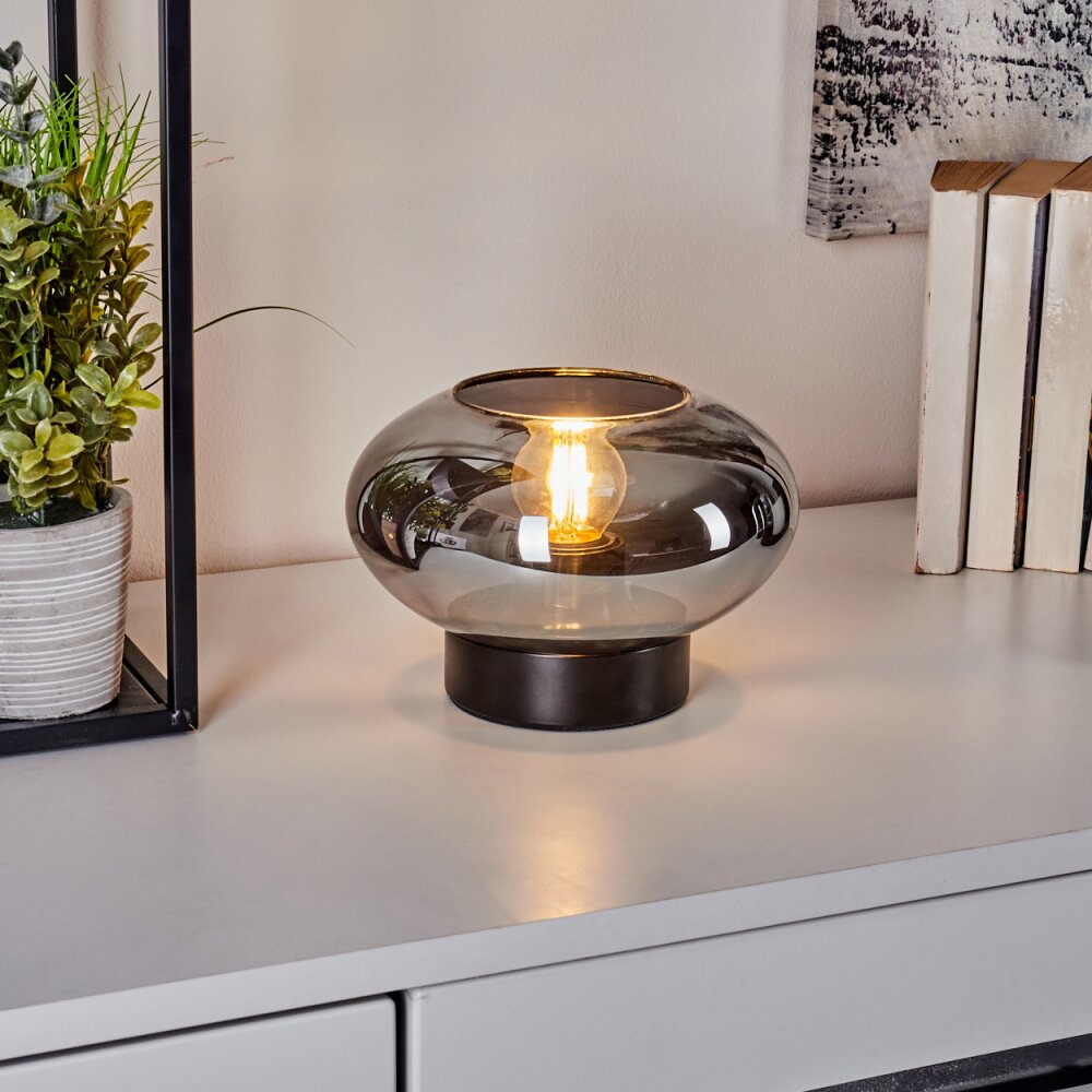 Lampe de table Haikala Noir, 1 lumière