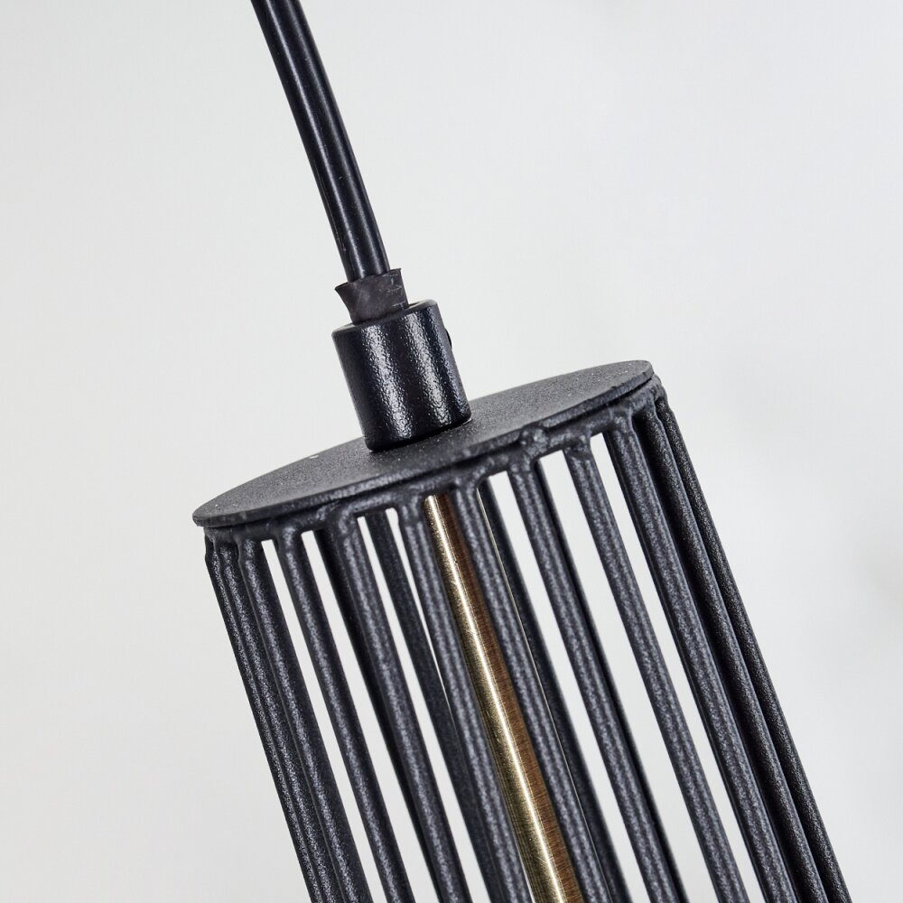 Suspension Samorinha Noir, 1 lumière