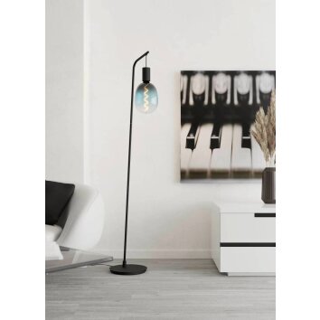 Lampadaire Eglo CRANLEY Noir, 1 lumière Lampadaire Eglo CRANLEY Noir, 1 lumière