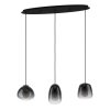 Suspension Eglo AGUILARES Noir, 3 lumières