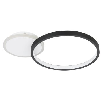 Plafonnier Eglo GAFARES LED Noir, Blanc, 1 lumière
