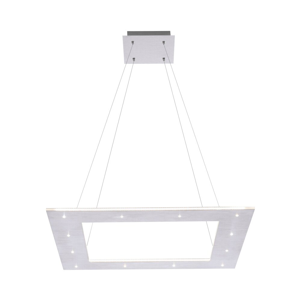 Suspension Paul Neuhaus PURE-COSMO LED Aluminium, 21 lumières, Télécommandes