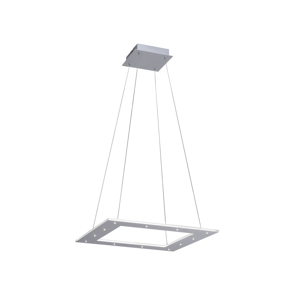 Suspension Paul Neuhaus PURE-COSMO LED Aluminium, 21 lumières, Télécommandes