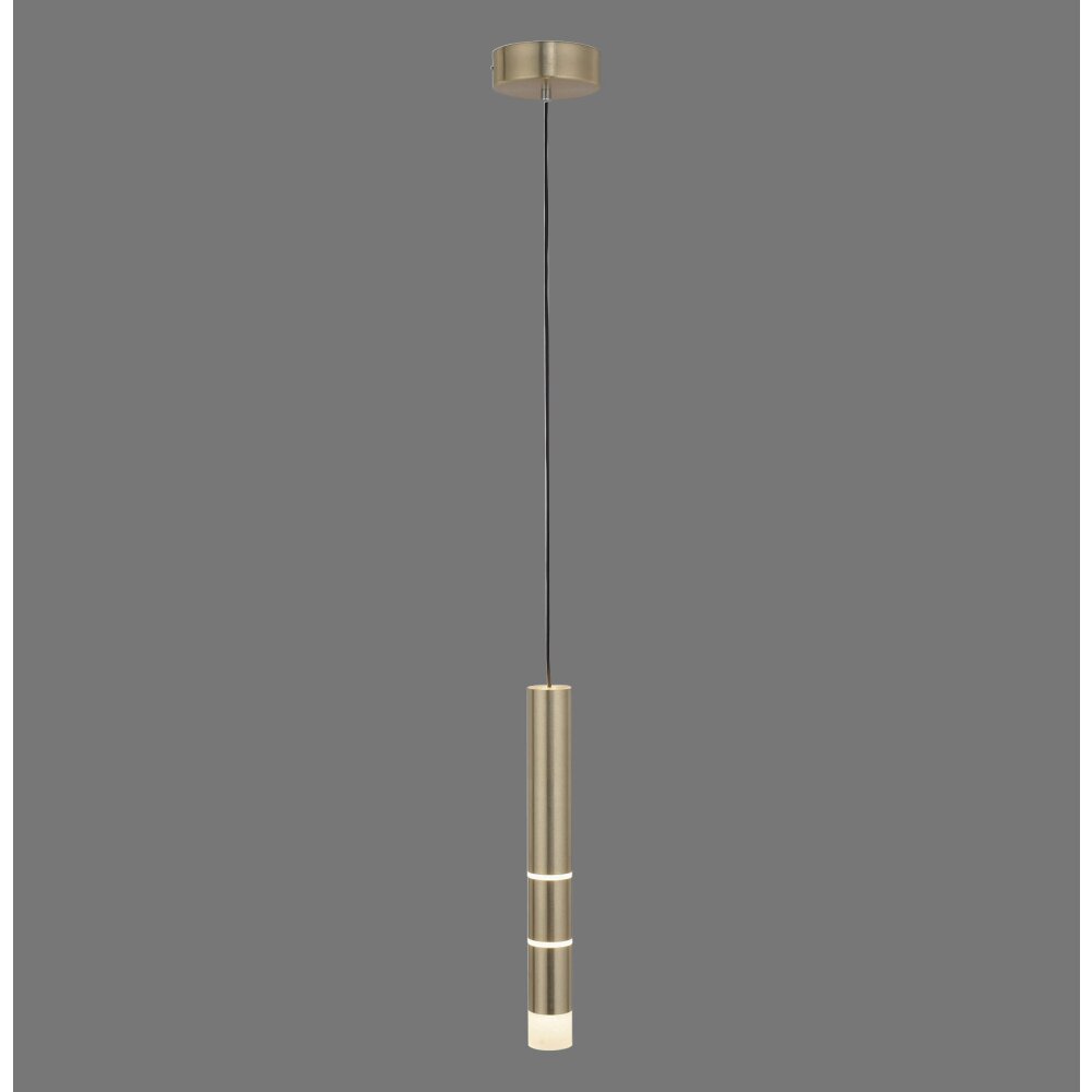Suspension Paul Neuhaus PURE-VEGA LED Laiton, 3 lumières