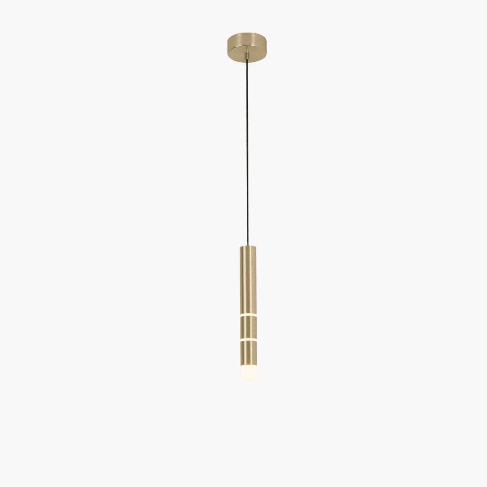 Suspension Paul Neuhaus PURE-VEGA LED Laiton, 3 lumières