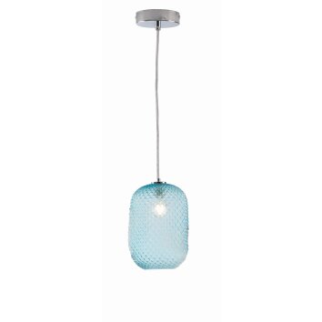 Suspension Luce-Design ASHFORD Chrome, 1 lumière