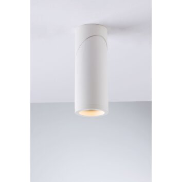 Plafonnier Luce-Design GENESIS-R6 Blanc, 1 lumière