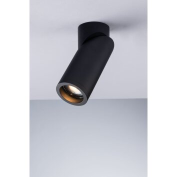 Plafonnier Luce-Design GENESIS-R6 Noir, 1 lumière