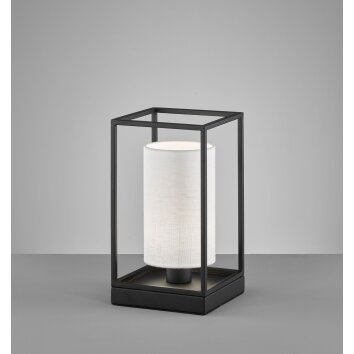 Lampe de table Fischer & Honsel Gilli Noir, 1 lumière