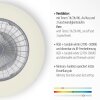 Ventilateur de plafond Leuchten-Direkt PATRICK LED Argenté, 1 lumière, Télécommandes, Changeur de couleurs