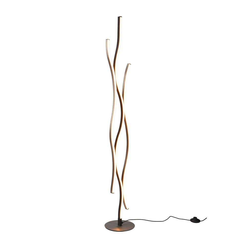 Lampadaire Trio Blaze LED Aluminium, 1 lumière