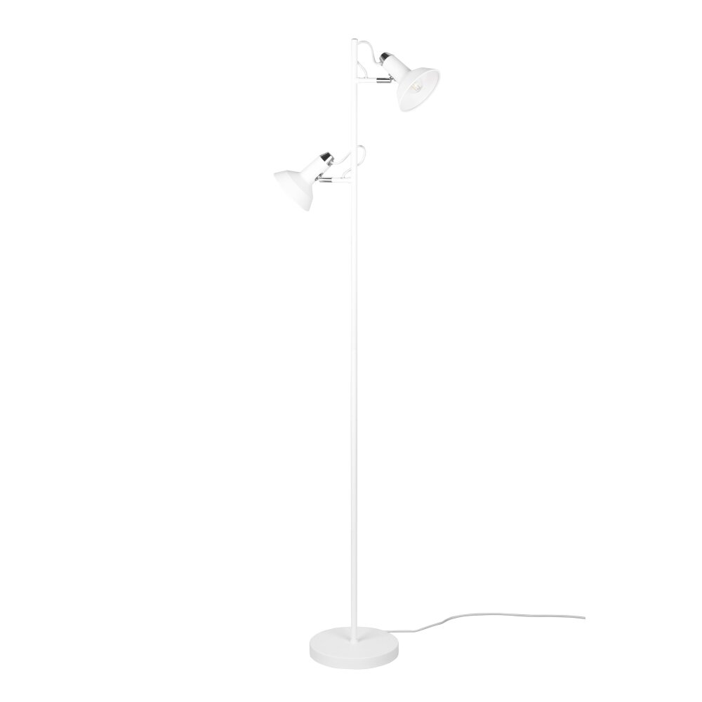 Lampadaire Trio Roxie Blanc, 2 lumières