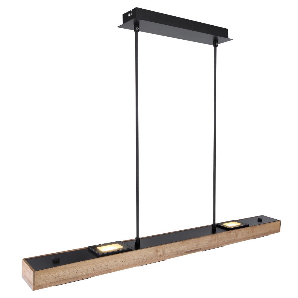 Suspension Globo JOYA LED Noir, 6 lumières