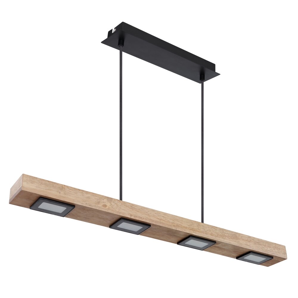 Suspension Globo JOYA LED Noir, 6 lumières
