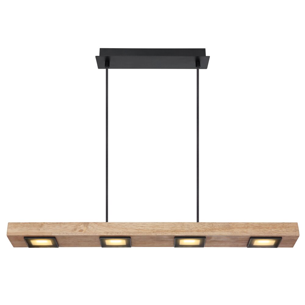 Suspension Globo JOYA LED Noir, 6 lumières
