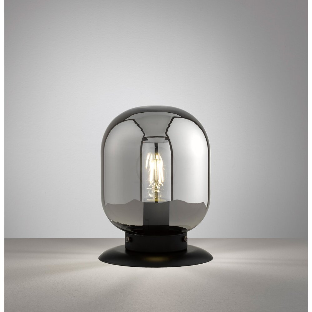 Lampe de table Fischer & Honsel Regi Noir, 1 lumière