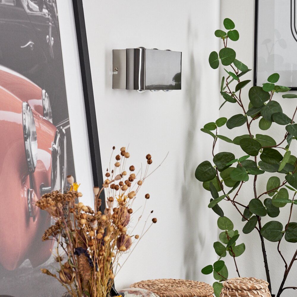 Applique murale  Guiderkirch LED Nickel mat, 6 lumières
