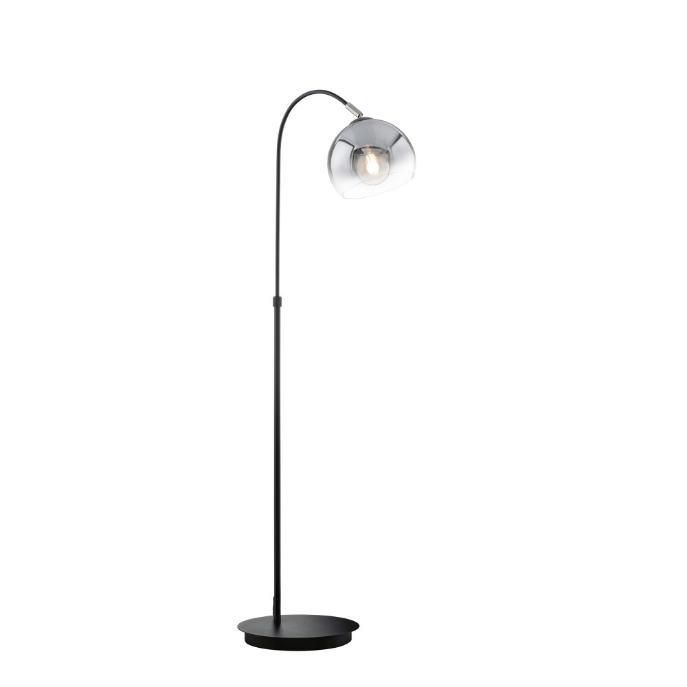 Lampadaire Fischer & Honsel Amos Noir, 1 lumière