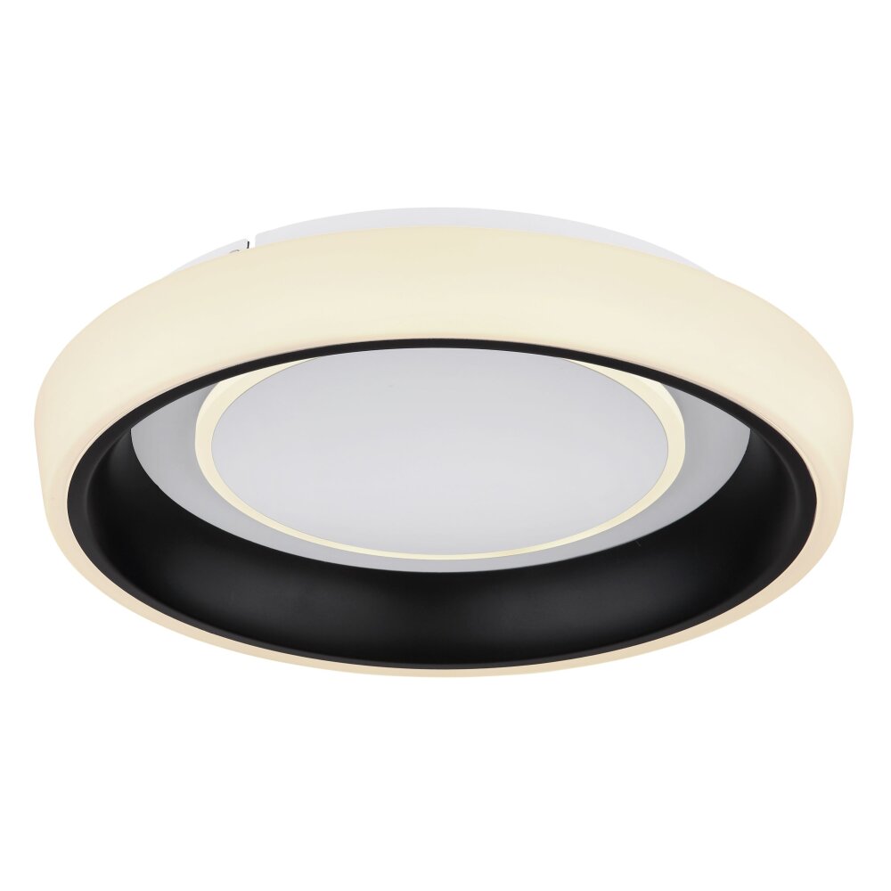 Plafonnier Globo TABANO LED Noir, 1 lumière, Télécommandes main product photo
