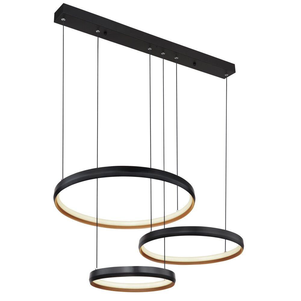 Suspension Globo HALLI LED Noir, 1 lumière, Télécommandes main product photo