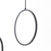 Suspension Brilliant Chaumont LED Noir, 3 lumières