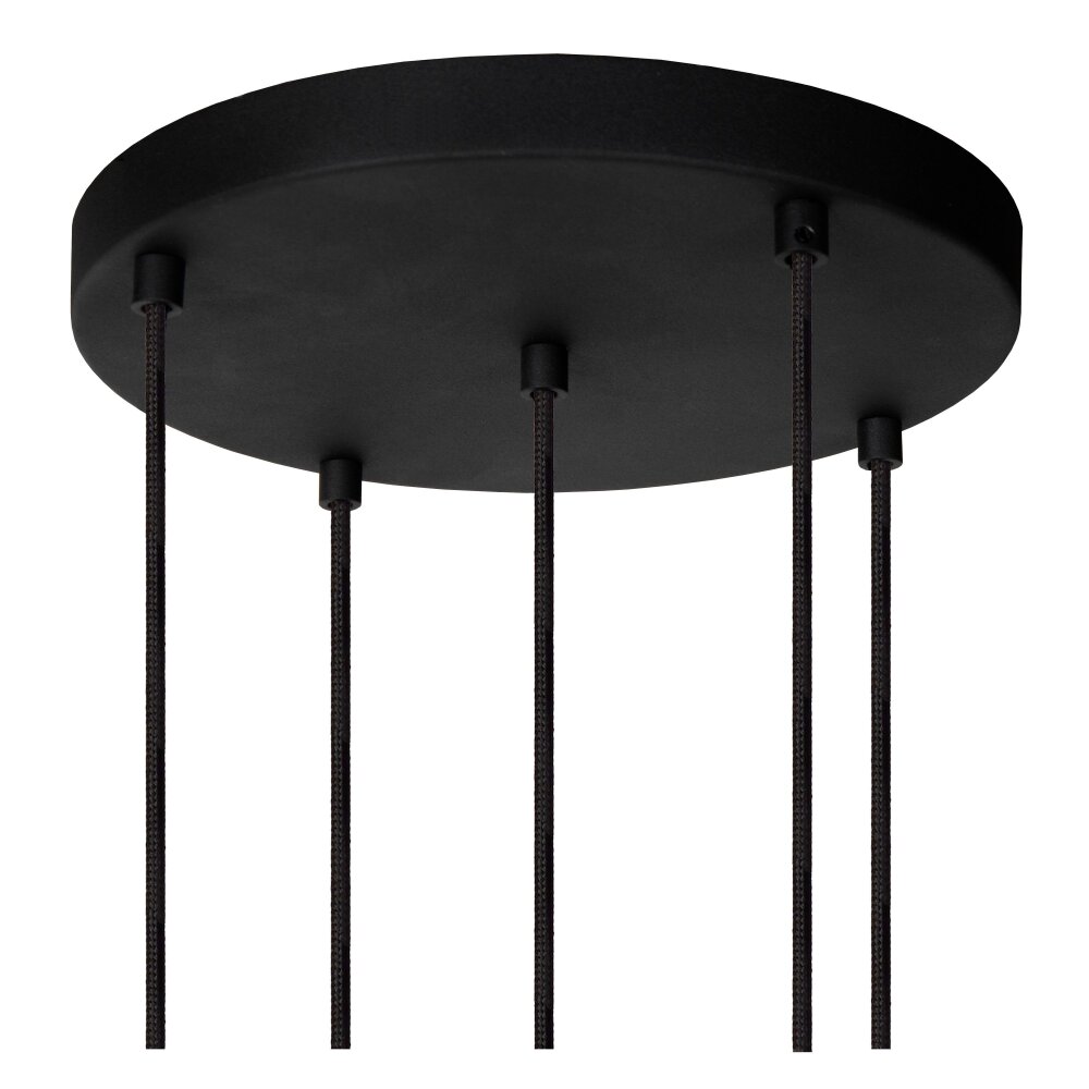 Suspension Lucide MARIUS Noir, 5 lumières