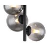 Plafonnier Globo RIHA LED Noir, 4 lumières