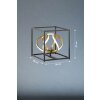 Lampe de table Fischer & Honsel Gesa LED Or, Noir, 1 lumière