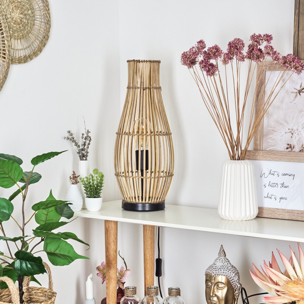 Lampe de table  Saranda Noir, 1 lumière
