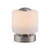 Lampe de table Paul Neuhaus BOTA LED Acier brossé, 1 lumière