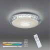 Plafonnier Leuchten-Direkt LUCCA LED Blanc, 1 lumière, Télécommandes