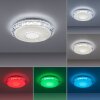 Plafonnier Leuchten-Direkt LUCCA LED Blanc, 1 lumière, Télécommandes
