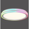 Plafonnier Leuchten-Direkt SPHERIC LED Blanc, 2 lumières, Télécommandes, Changeur de couleurs