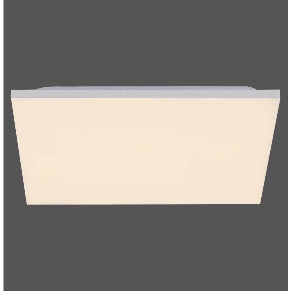 Plafonnier Leuchten-Direkt CONRAD LED Blanc, 2 lumières, Télécommandes, Changeur de couleurs