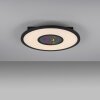 Plafonnier Leuchten-Direkt ASTRO LED Noir, 2 lumières, Télécommandes, Changeur de couleurs