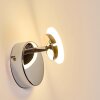 Applique murale Lucy LED Chrome, 1 lumière, Télécommandes, Changeur de couleurs