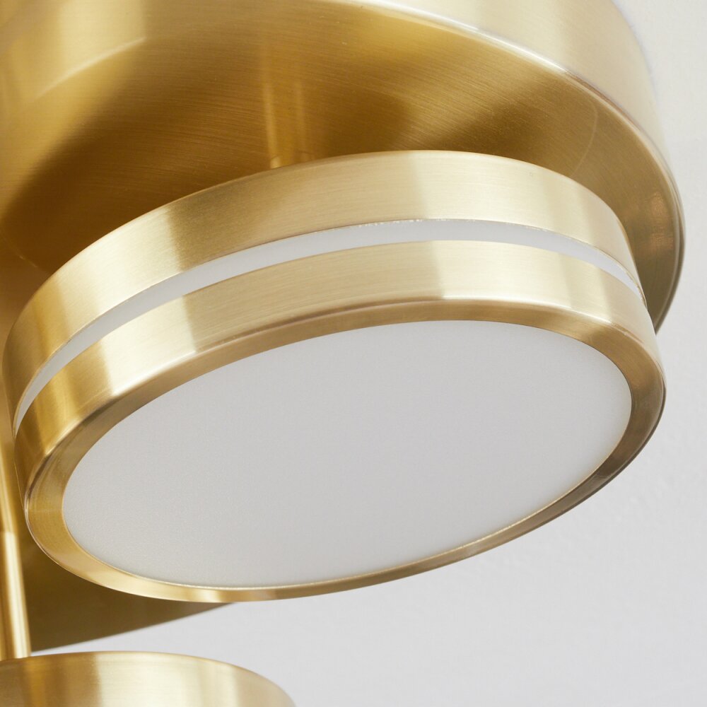 Plafonnier  Huallilemu LED Laiton, 3 lumières