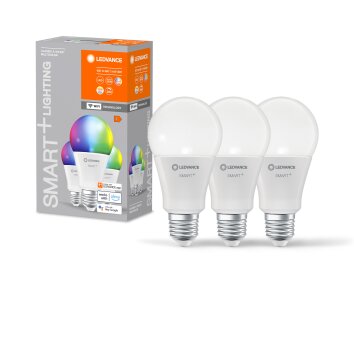 LEDVANCE SMART+ WiFi Lot de 3 LED E27 14 watt 2700-6500 kelvin 1521 lumen