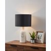 Lampe de table Eglo VINOZA Noir, 1 lumière