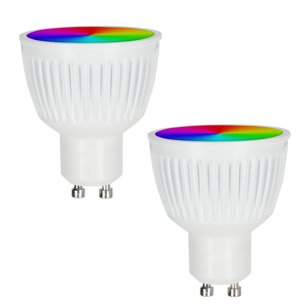 Pack de démarrage GU10 Lampe connectée graduable avec passerelle - 3x spots  RGB Led connectés - 300 Lumen - 5 Watts (HBT-GU10-STARTPACK) | Caliber
