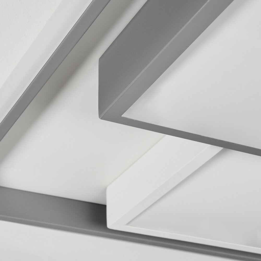Plafonnier  Casqueira LED Gris, Blanc, 1 lumière