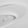 Plafonnier  Selim LED Blanc, 1 lumière, Télécommandes