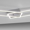 Plafonnier Leuchten-Direkt IVEN LED Acier brossé, 1 lumière