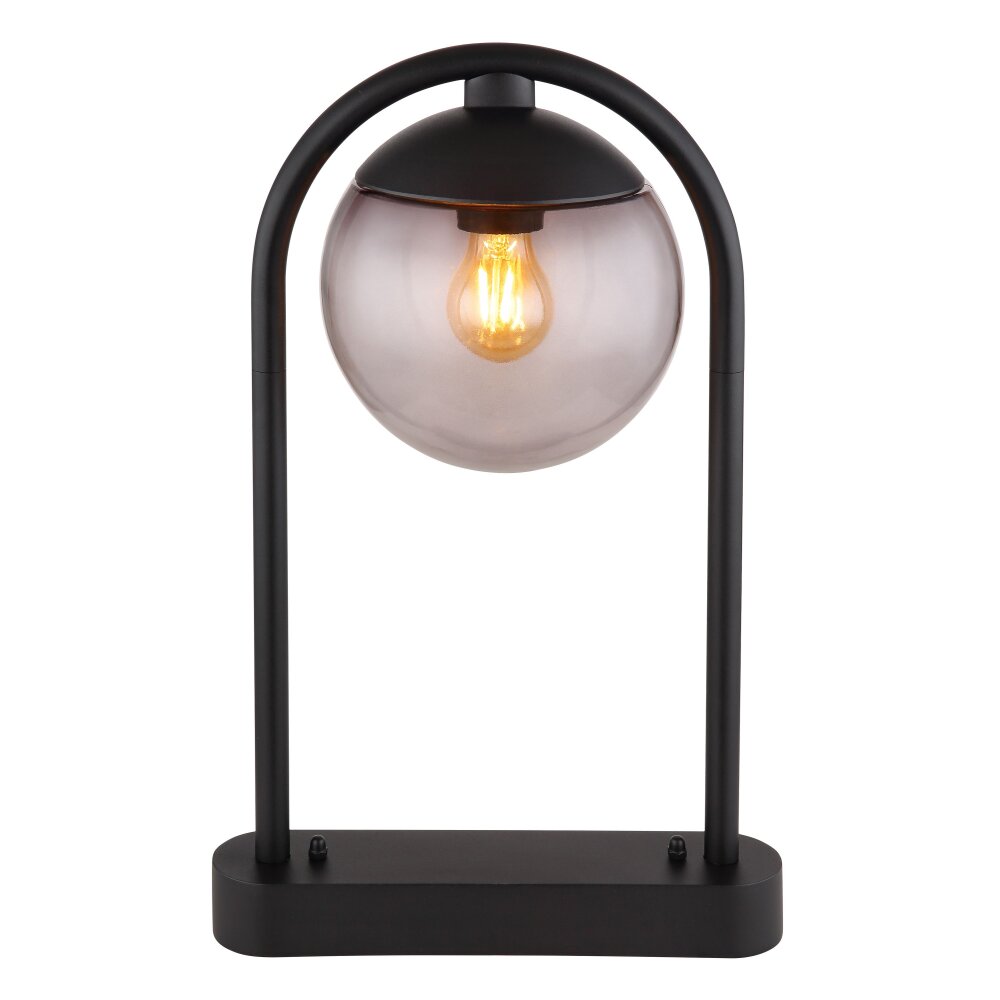Borne lumineuse Globo MICHAEL Noir, 1 lumière