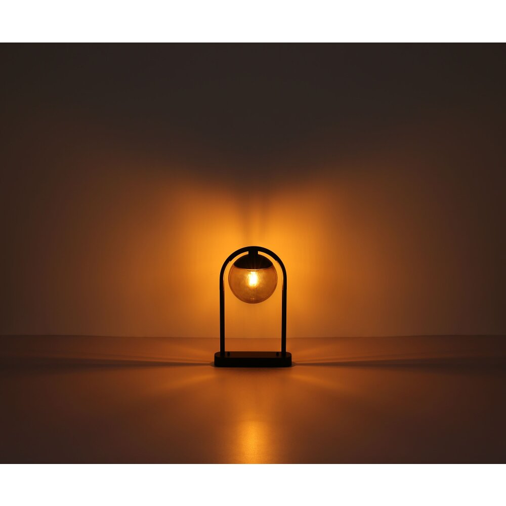 Borne lumineuse Globo MICHAEL Noir, 1 lumière