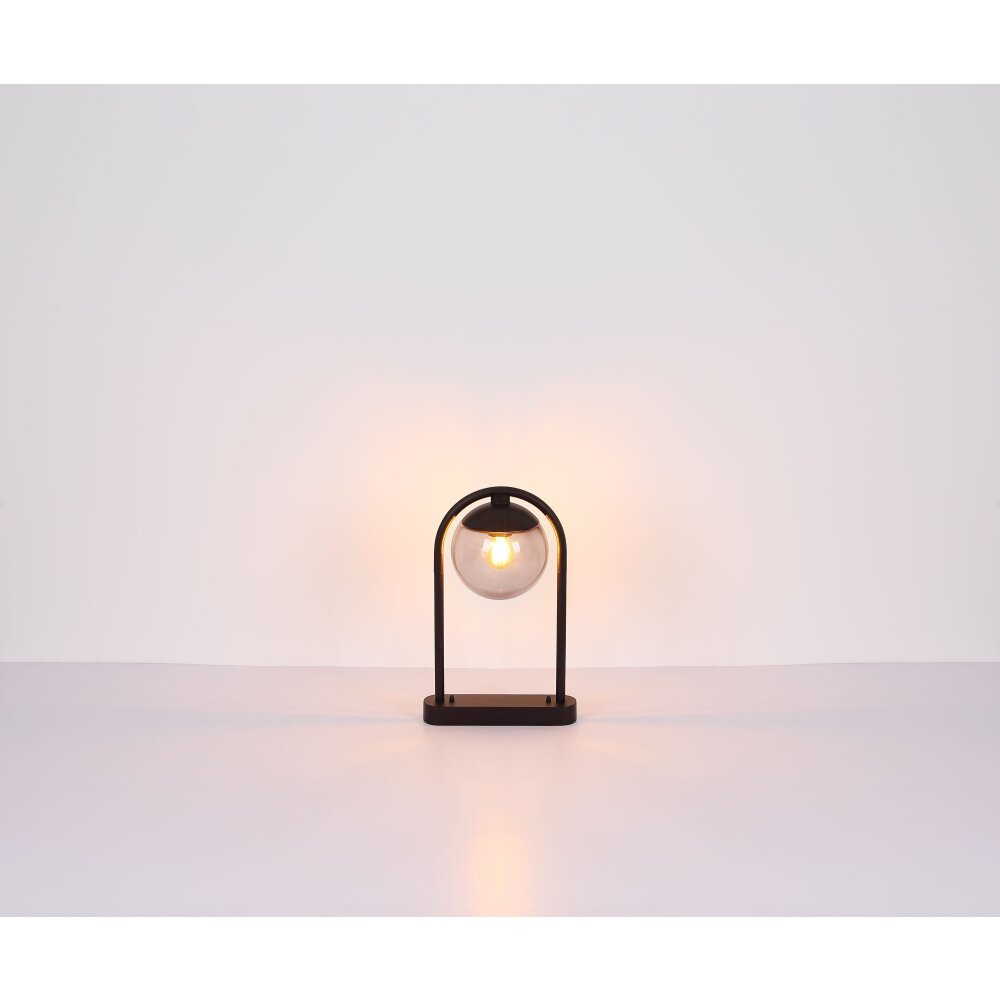 Borne lumineuse Globo MICHAEL Noir, 1 lumière