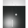Suspension Fabas Luce Prado LED Blanc, 1 lumière